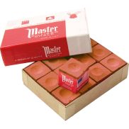Master biljart krijt roest 12 stuks