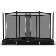 Berg Ultim Favorit Inground Trampoline 330 Zwart + Safety Net Comfort