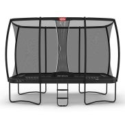 Berg Ultim Champion Regular Trampoline 410 Grijs + Safety Net Deluxe XL