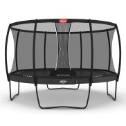 BERG Elite Regular Trampoline 330 Grijs + Safety Net Deluxe