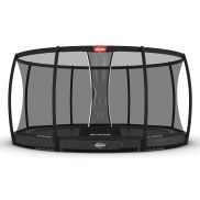 BERG Elite InGround Trampoline 380 Grijs + Safety Net Deluxe