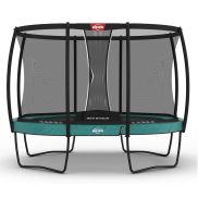 Berg Grand Champion Regular Trampoline 350 Groen + Safety Net Deluxe