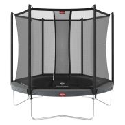 BERG Favorit Regular Trampoline 200 Grijs + Safety Net Comfort