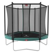 BERG Favorit Regular Trampoline 330 Groen + Safety Net Comfort