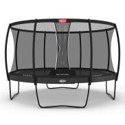 Berg Elite Trampoline 430 Grijs + Safety Net Deluxe