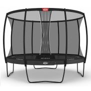 Berg Elite Trampoline 430 Grijs + Safety Net Deluxe XL