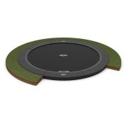 Berg Elite Flatground Trampoline 430 Grijs Airflow Pro