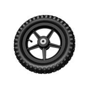 Wheel black 12.5x2.25-8 all terrain