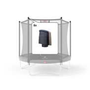 Berg Safety Net Comfort - Dop voor bovenpaal (8 stuks)