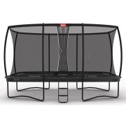 BERG Ultim Elite Regular Trampoline 500 Grijs + Safety Net Deluxe XL