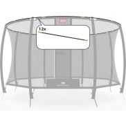 BERG Veiligheidsnet - Safety net Deluxe - Hoepelset - 430 cm