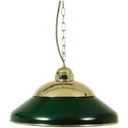 Biljartlamp SOLO 45 cm, koper/groen