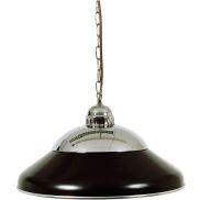 Biljartlamp SOLO 45 cm, chroom/zwart 