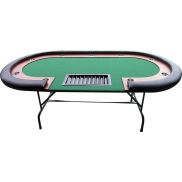 Buffalo Pokertafel High Roller Zwart