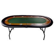 NORTH Foldy Pokertafel Groen 10 Personen