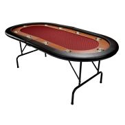 NORTH Foldy Pokertafel Rood 10 Personen