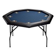 NORTH Octagon Pokertafel Blauw 8 Personen