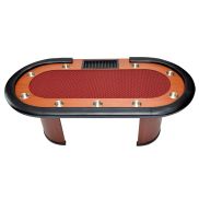 NORTH Nevada Pokertafel Rood 10 Personen