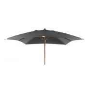 Gescova Houten Parasol Vierkant 300 x 300 cm Zwart