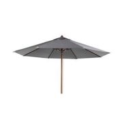 Gescova Houten Parasol Vierkant 300 x 300 cm Grijs