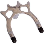 Keusteun Spider chroom met noppen