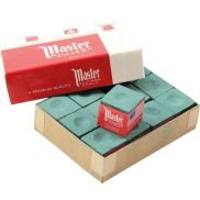 Master biljart krijt bosgroen 12 stuks