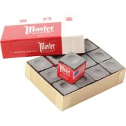 Master biljart krijt charcoal 12 stuks