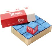 Master biljart krijt sky blue 12 stuks