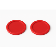NORTH Airhockey Puck Rood 63mm 14 Gram (2 Pucks)