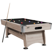 NORTH Gardone Pooltafel Wood/Zwart 8FT