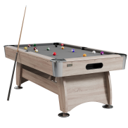 NORTH Gardone Pooltafel Wood/Grijs 8FT + Tafeltennistop
