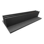 NORTH Afdekplaat Houder Pooltafel Mat Zwart (Voor 2 Tops)