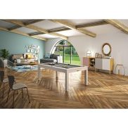 René Pierre Charme Pooltafel Oslo met Leisteen