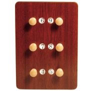 Scorebord Carambole X3 - 24 x 35 cm