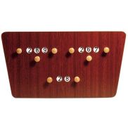 Scorebord Carambole X3 vlinder - 62 x 33 cm