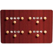 Scorebord Carambole X4 - 61 x 40 cm