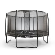 North Explorer Regular Trampoline 360 Round Black + Safety Net