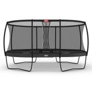 Berg Grand Elite Regular Trampoline 520 Grijs + Safety Net Deluxe