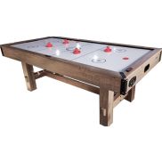 TopTable Dining Timber Airhockeytafel Met Tafeltennis Wood/Wit 7FT