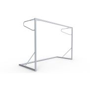 Voetbaldoel Aluminium 300 cm Inclusief Groen Net