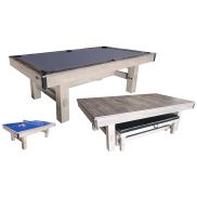 Top Table Dinner Pooltafel Wood Met Banken 8FT