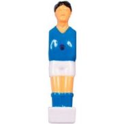 Voetbaltafelpop Blauw / Wit 13mm