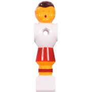 Voetbaltafelpop Rood / Wit
