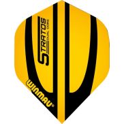 Winmau Mega Standard Stratos Geel dart flights