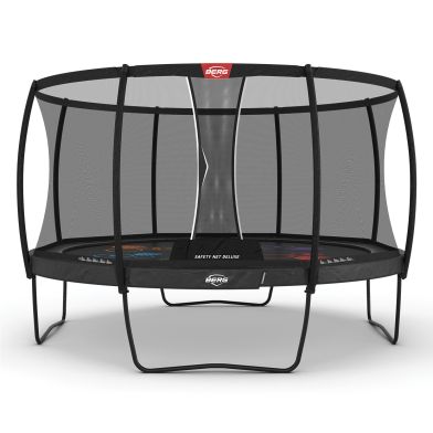 BERG Champion Regular Trampoline 430 Grijs Levels + Safety Net Deluxe