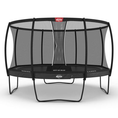 Berg Elite Trampoline 430 Grijs + Safety Net Deluxe