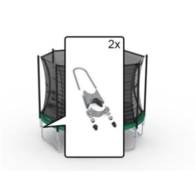 Berg Safety Net Comfort - Bevestigingsset voor 1 paal