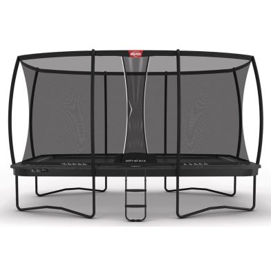 Berg Ultim Elite Regular Trampoline 500 Grey + Safety Net Deluxe XL