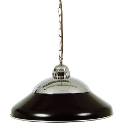 Biljartlamp SOLO 45 cm, chroom/zwart 