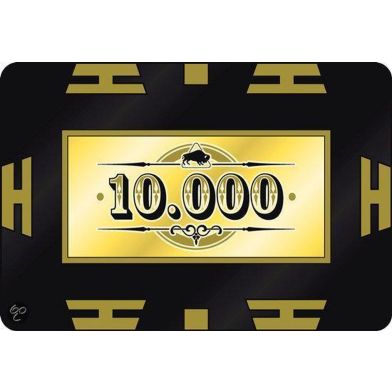 Poker Plaque 10000 Bruin